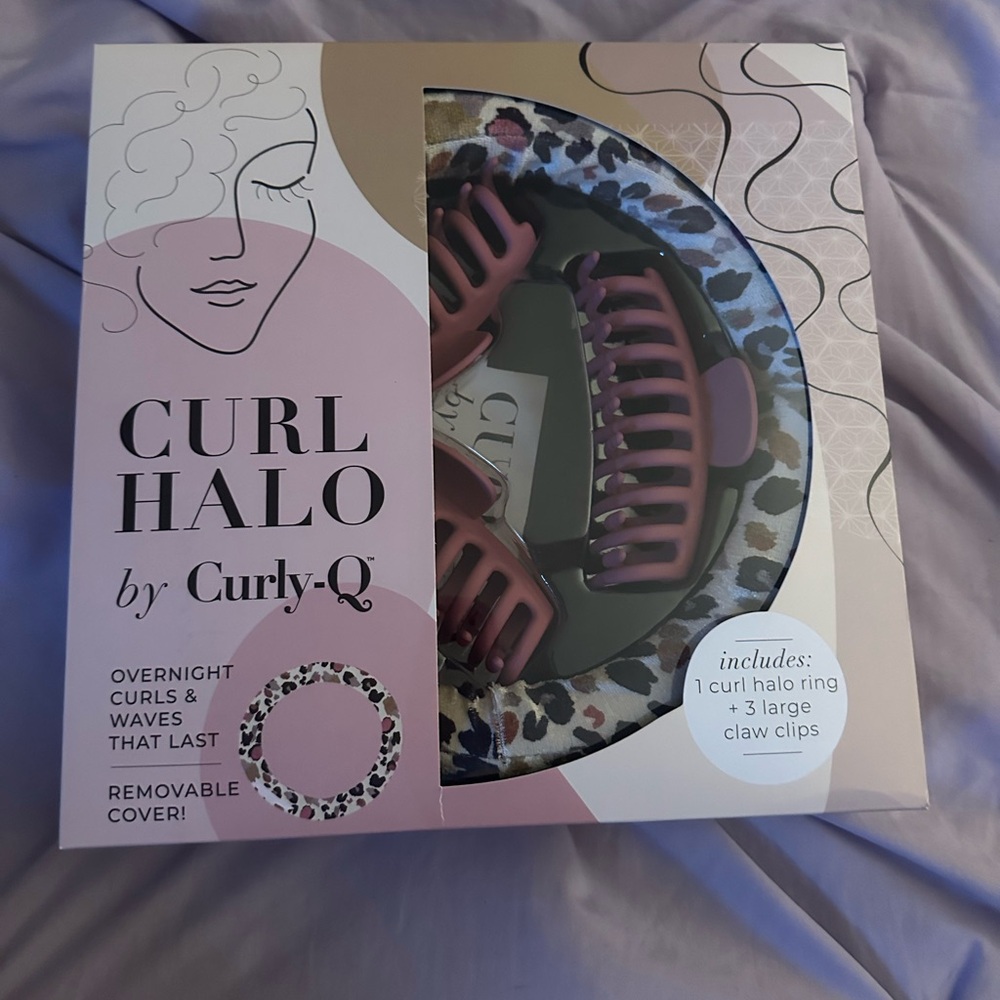 Heatless Curl Halo + Claw Clips